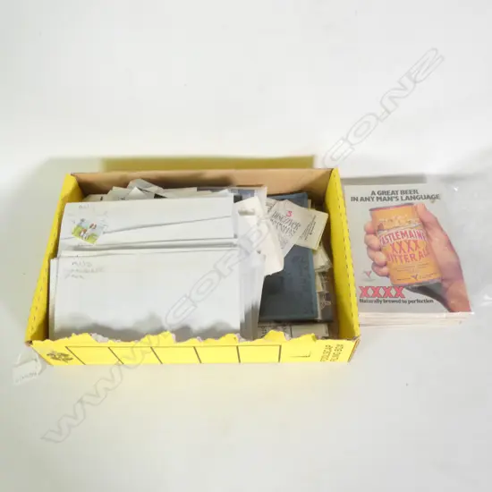 BOX ASST. AUSTRALIAN STAMPS 