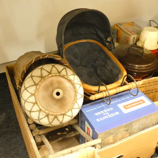 BOX LOT MODEL PRAM & WAGON ETC