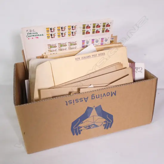 BOX LOT FIRST DAY COVERS ETC