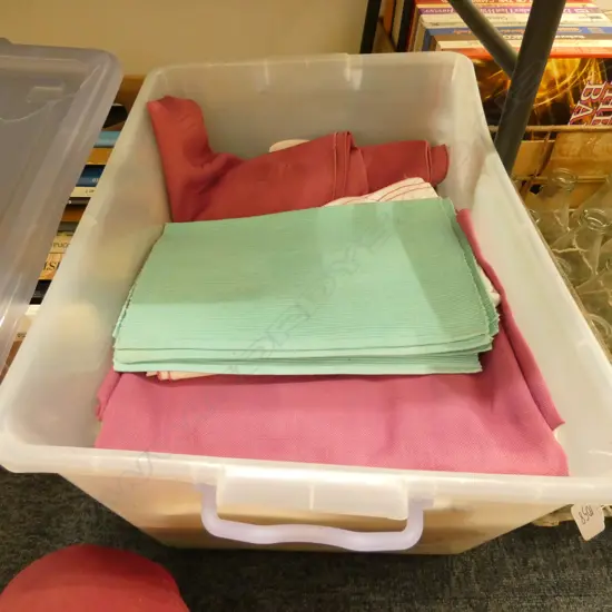 BOX LOT ASST. LINENS 