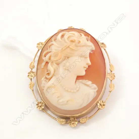 Cameo set in 9ct gold