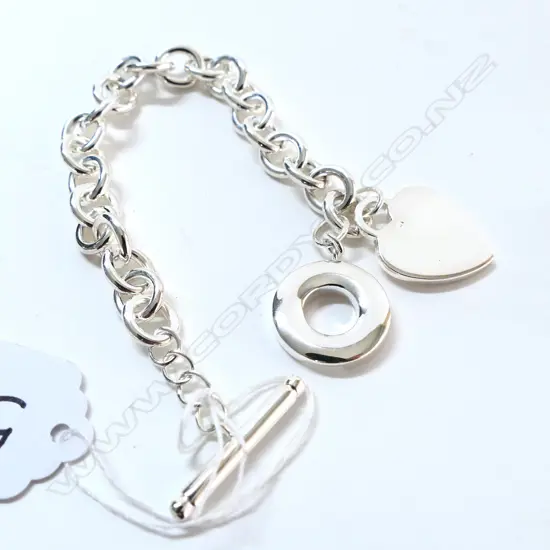 SOLID STERLING SILVER BRACELET 43gm 