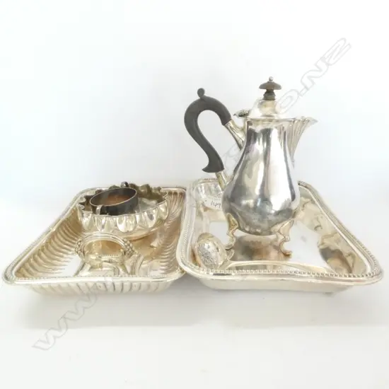 SILVER PLATE HOTWATER/SUGAR/BOWL/SIFTER SPOON/TUREEN
