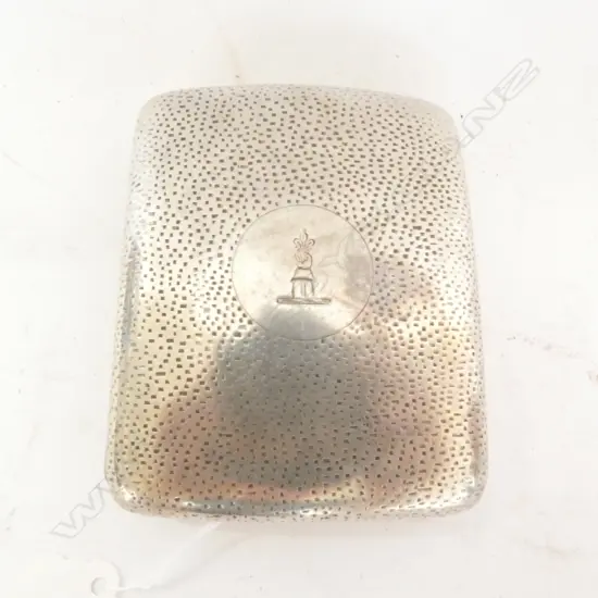 SILVER CIGARETTE CASE CHESTER 1900