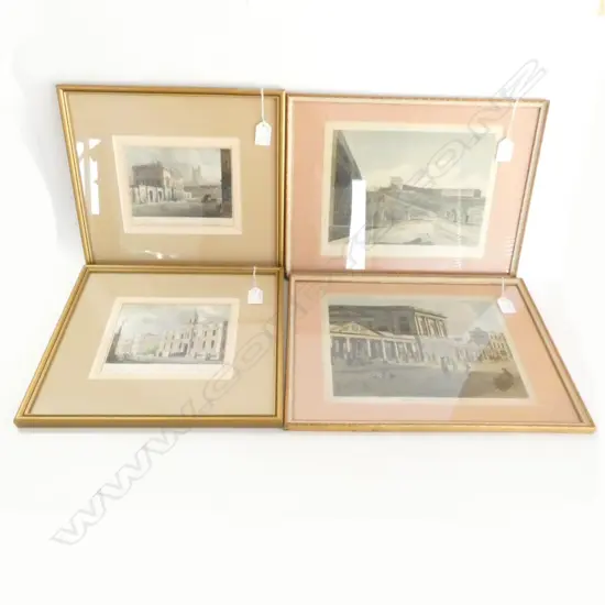 4 PRINTS SCENES OF BATH ENGLAND 