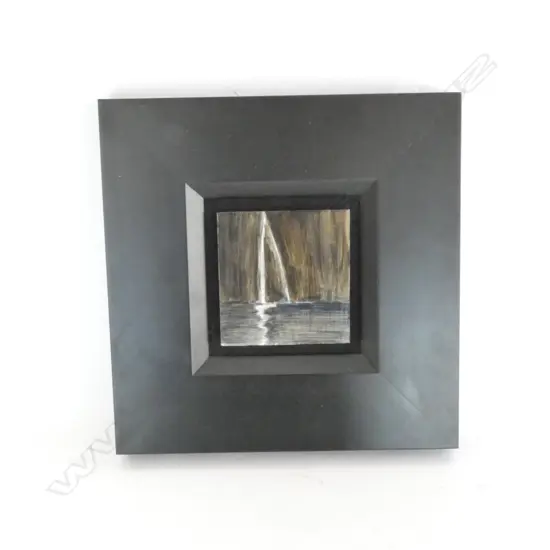 ANNABEL JOYCE-MENZIES, ACRYLIC ON BOARD, UNTITLED, SIGNED AND DATED 2006 VERSO. 235 x 230mm OVERALL