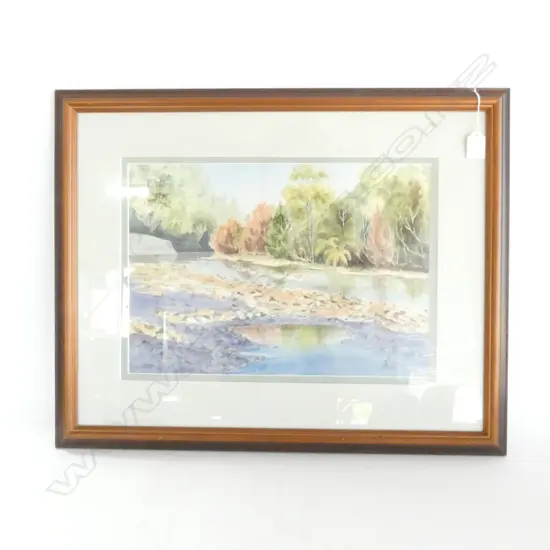 JANET MUNRO 'FOURTH BRANCH, KOPU-HIKUAI' WC 295 X 415MM