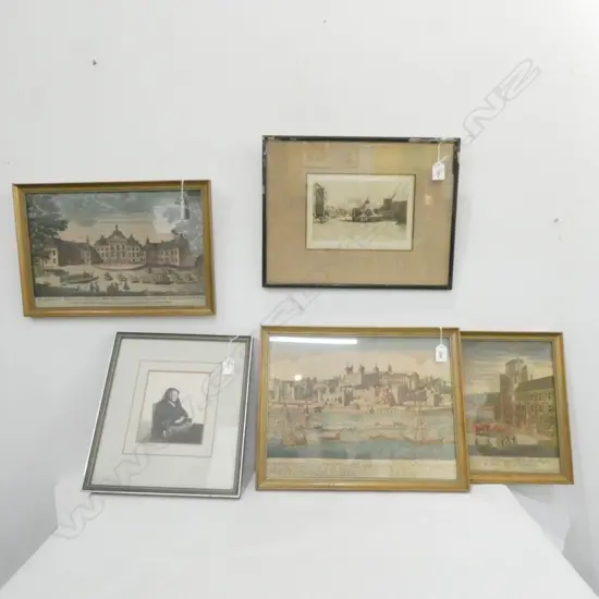 5 ASST. ETCHINGS / PRINTS