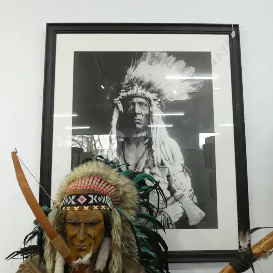AMERICAN INDIAN PRINT 1300 X 1100MM FRAME