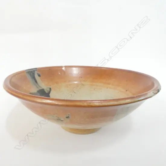  LARGE SARAH HARRISON SHINO POTTERY BOWL D.275mm