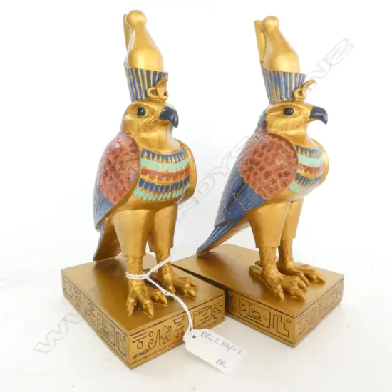 PR RESIN EGYPTIAN BOOK ENDS H. 210MM