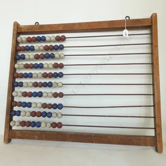 LARGE WOODEN VINTAGE ABACUS L. 765MM