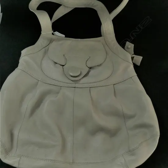 ISABELLA ANSELMI LARGE BONE LEATHER BAG