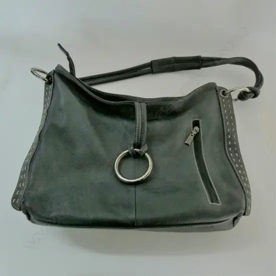 VERA PELLE BLACK LEATHER BAG