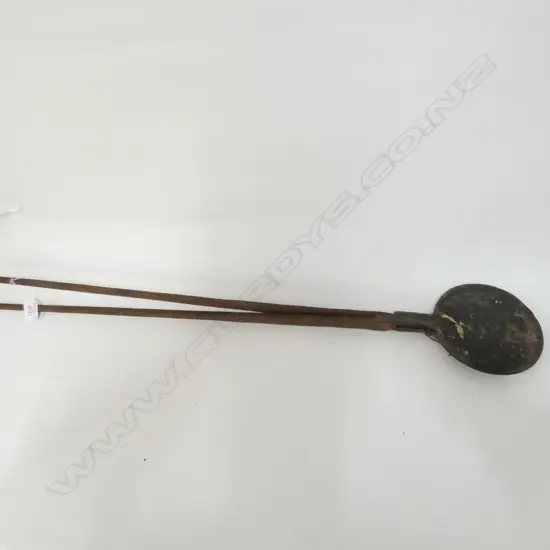 OLD FIRESIDE COOKIE BAKING TONG & PRESS L. 870MM