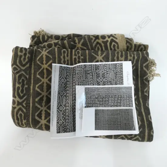 BOGOLANFINI BLANKET - MUD DYED FROM MALI 1975-80