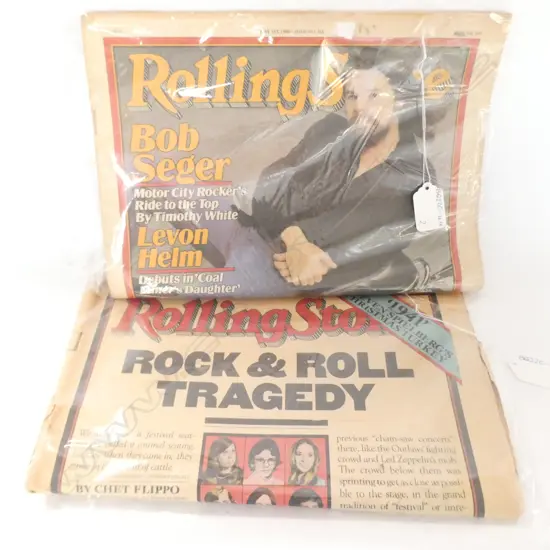 ROLLING STONES, 2 EDITIONS, JANUARY & MAY 1980