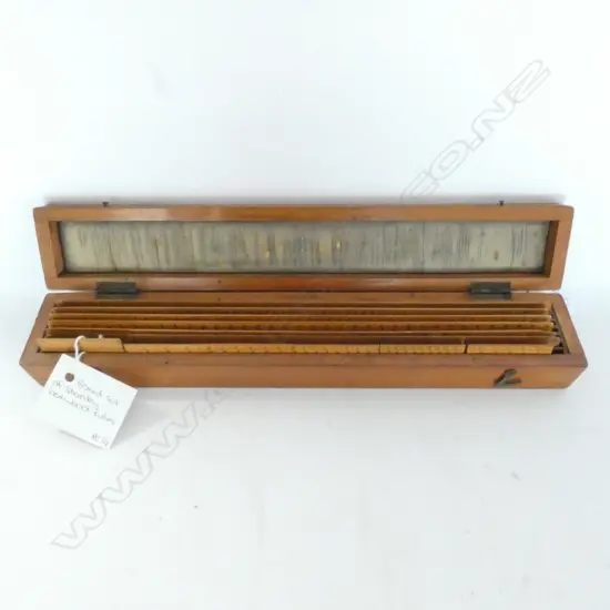 SET OF NAMED STANLEY BOXWOOD ARCHITECTS' SCALE RULES