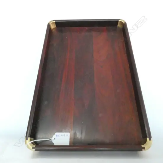 CHINESE ROSEWOOD TRAY 360 X 240MM