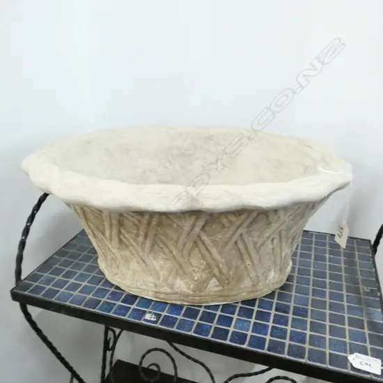CAST STONE PLANTER L. 500MM