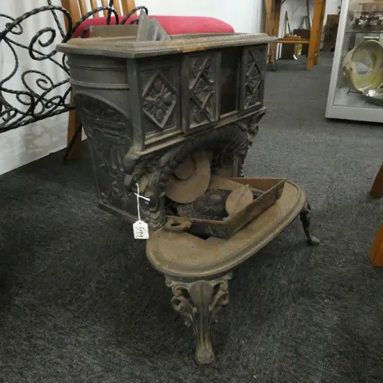 VICTORIAN CAST IRON STOVE H. 460MM