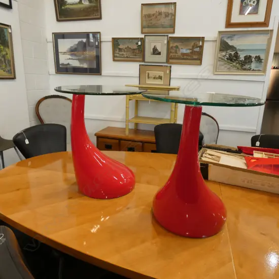 PR RED SIDE TABLES H. 555MM 