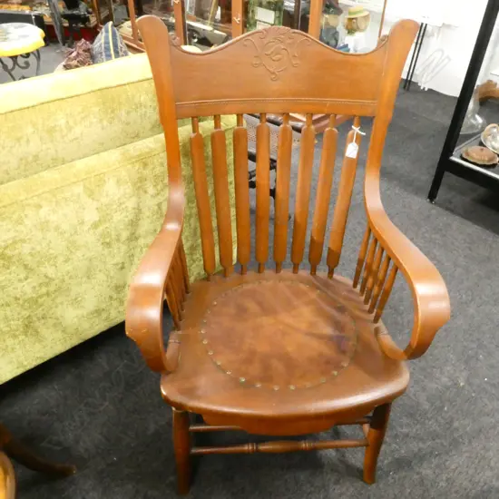 SPOKE BACK COUNTRY ARM CHAIR 