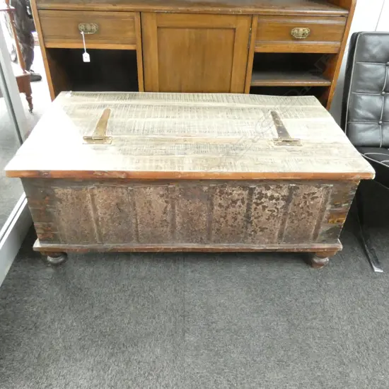 RUSTIC BLANKET BOX / COFFEE TABLE L. 1150MM