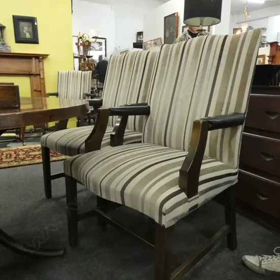 2 RECEPTION ARMCHAIRS