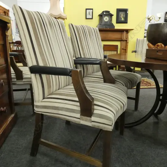 2 RECEPTION ARMCHAIRS