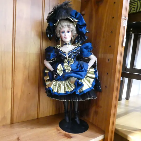 CHINA FACED DOLL H 580 MM