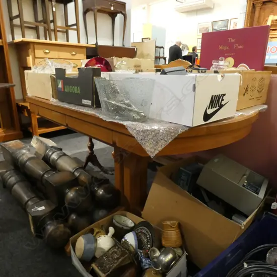 RIMU DROP SIDE TABLE L. 1200MM