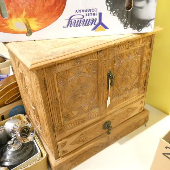 CHIP CARVED CABINET H. 415MM