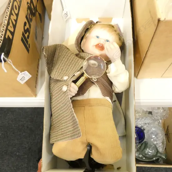 KNOWLES LITTLE SHERLOCK DOLL H 300 MM