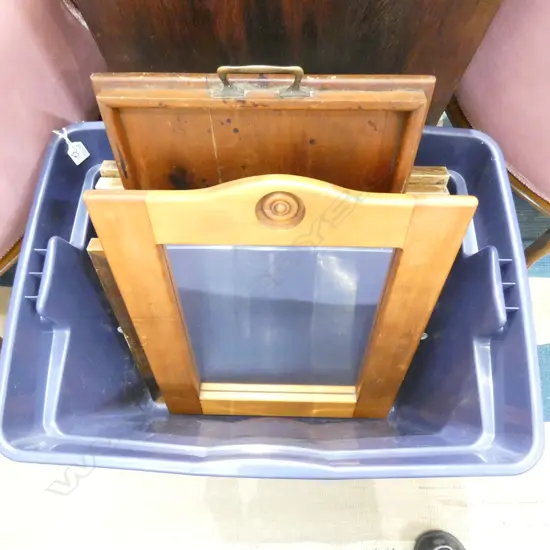 BOX LOT 4 WINKELMANN YACHT PRINTS 2 AF, MIRROR, TRAY ETC