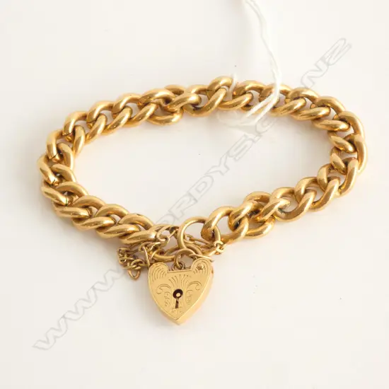 SILVER GOLD PLATED CURB LINK BRACELET