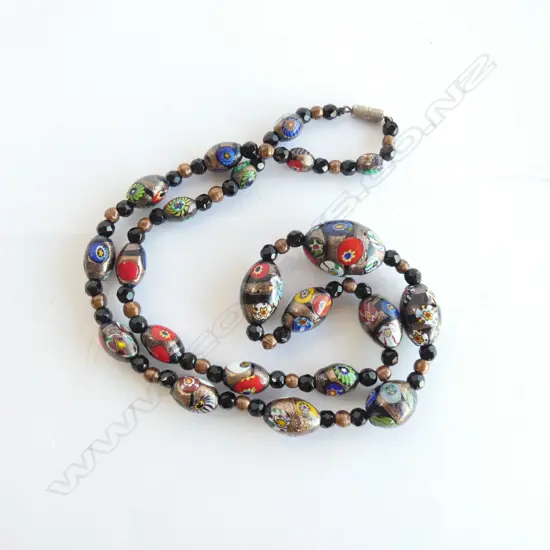 VENETIAN GLASS BEAD NECKLACE