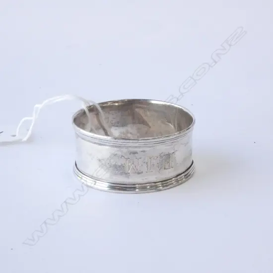 STG SILVER NAPKIN RING, BIRMINGHAM 1914, 8GM