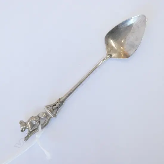 CARMELLE SILVERSMITHS KOALA TEASPOON, C1930'S, 12GM