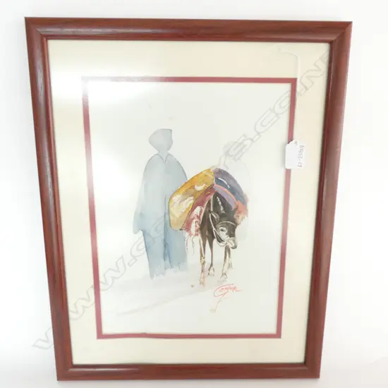  FRANKIE GARDNER WATERCOLOUR H.470mm