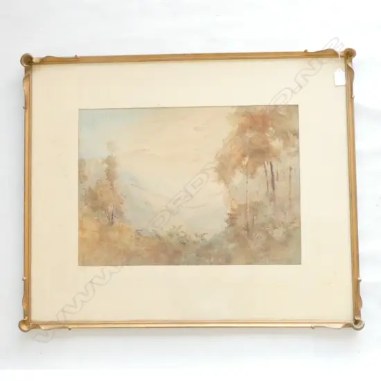 ROBERT SIDNEY COCKS (AUST 1866-1939), BLUE MOUNTAINS NSW, W/C, 350 x 490mm