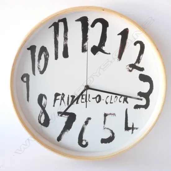 DICK FRIZZELL CIRCULAR CLOCK 320 MM DIAMETER - AF