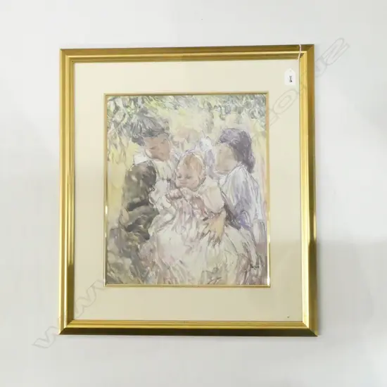 FRANCIS HODGKINS 'SUMMER 1912' GILT FRAME PRINT 400 X 335MM
