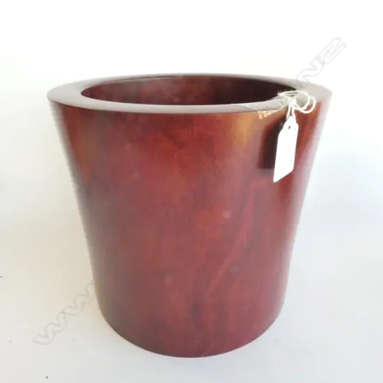 CHINESE ROSEWOOD BRUSH POT, H. 205MM