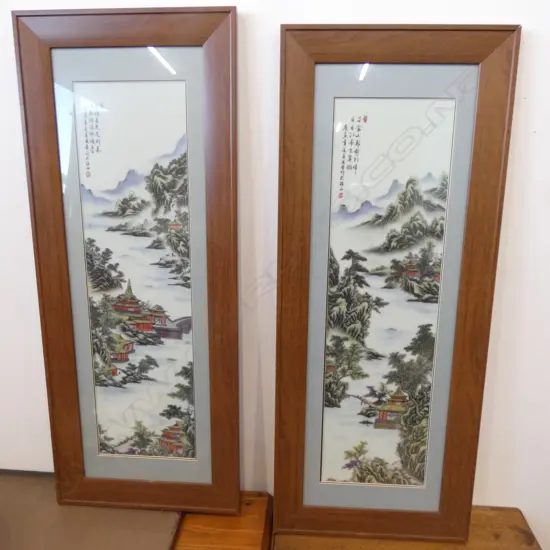 PR CHINESE PORCELAIN PRINTS 940X380 FRAME AF