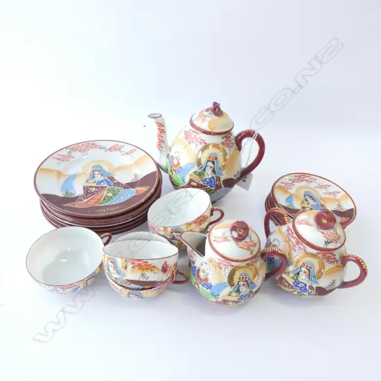 20 PCE SATSUMA TEA SET 