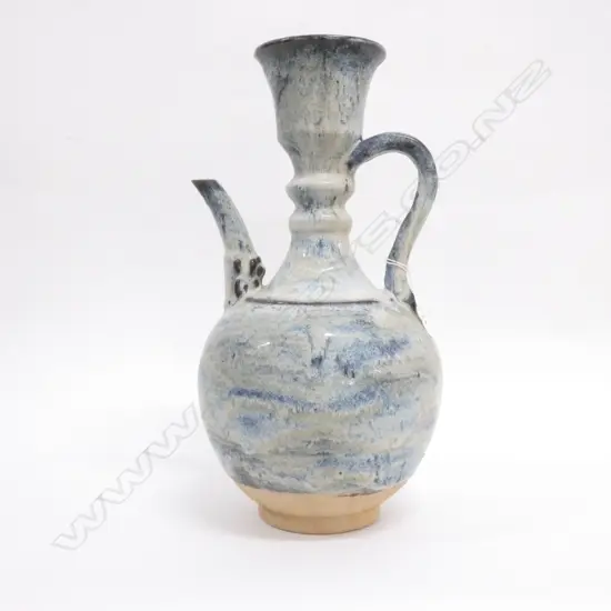TANG STYLE CHUN GLAZE URN, H. 380MM
