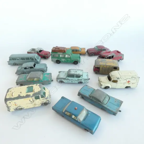 14 ASST.  LESNEY TOY CARS