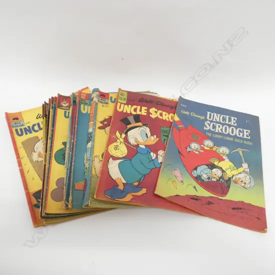 17 WALT DISNEY UNCLE SCROOGE CARTOONS C. 1960