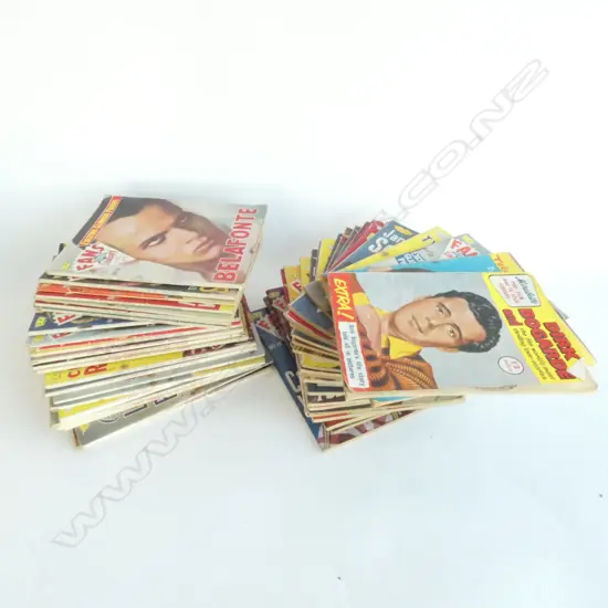 COLLECTION ASST. MOVIE STAR MAGAZINES 